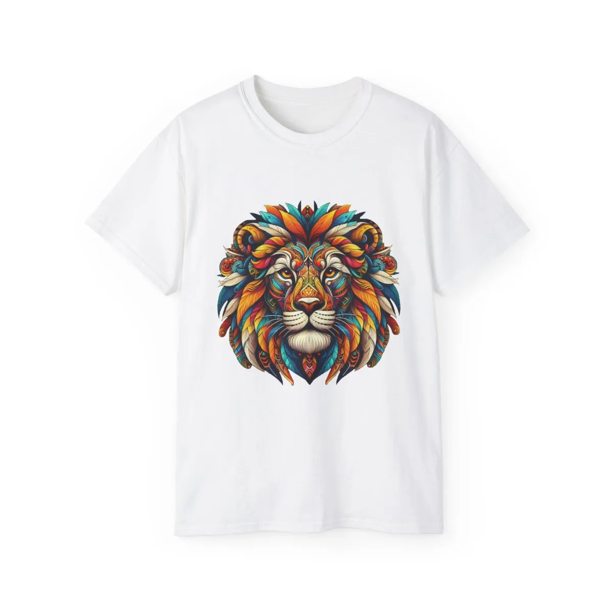 Exotic Big Cats - The Lion King-A. Unisex Graphic Tee Shirt