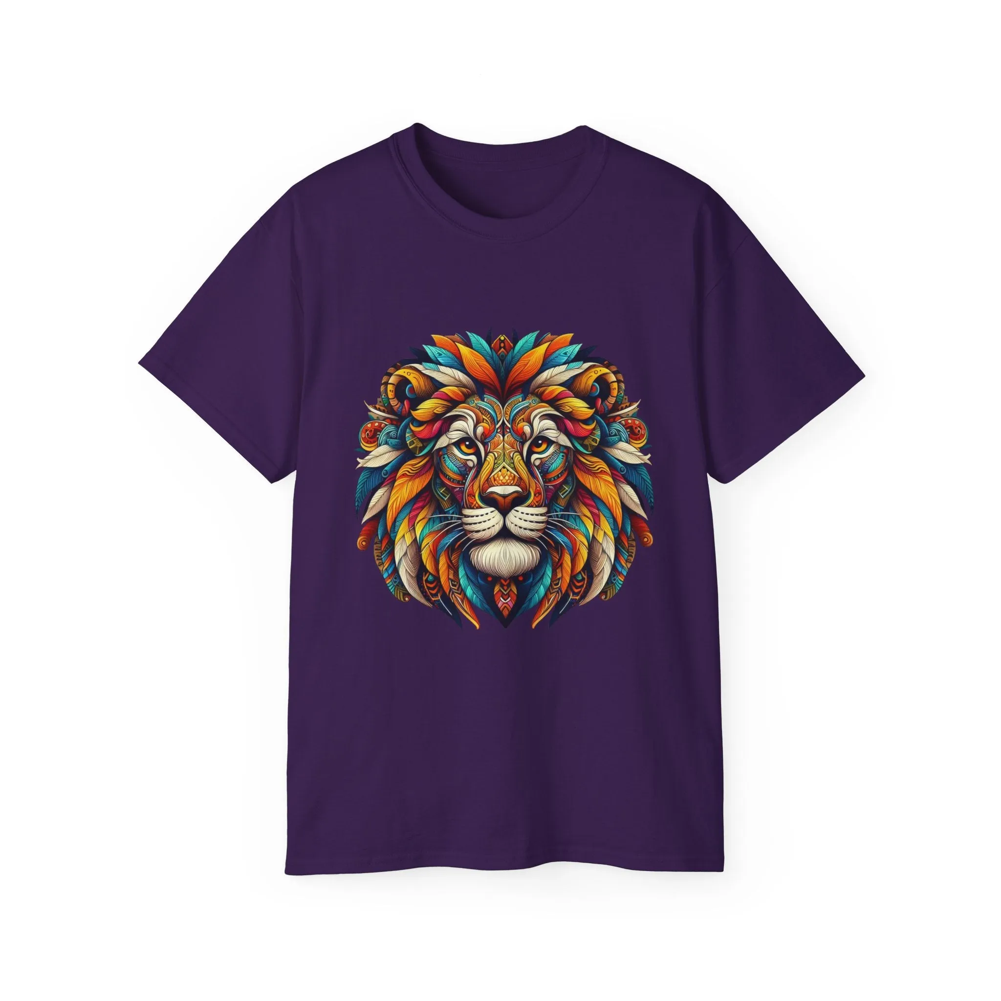 Exotic Big Cats - The Lion King-A. Unisex Graphic Tee Shirt