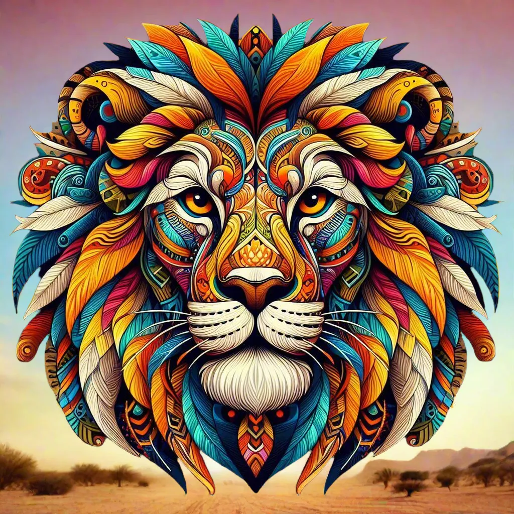 Exotic Big Cats - The Lion King-A. Unisex Graphic Tee Shirt