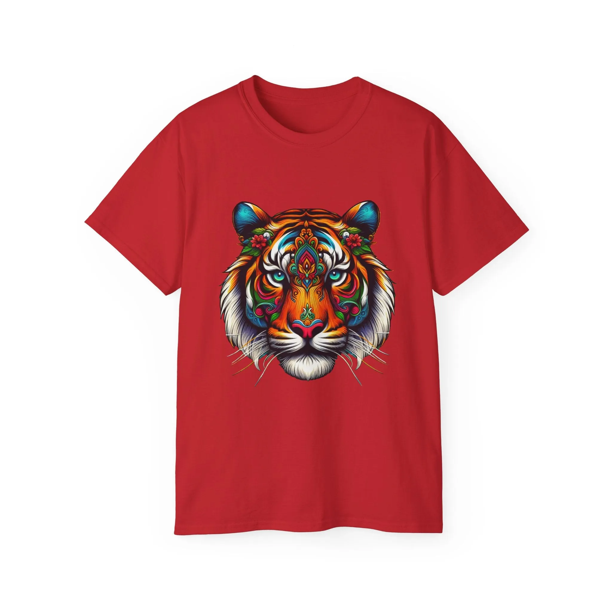 EXOTIC BIG CATS: Tiger-B. / Unisex Graphic Tee Shirt