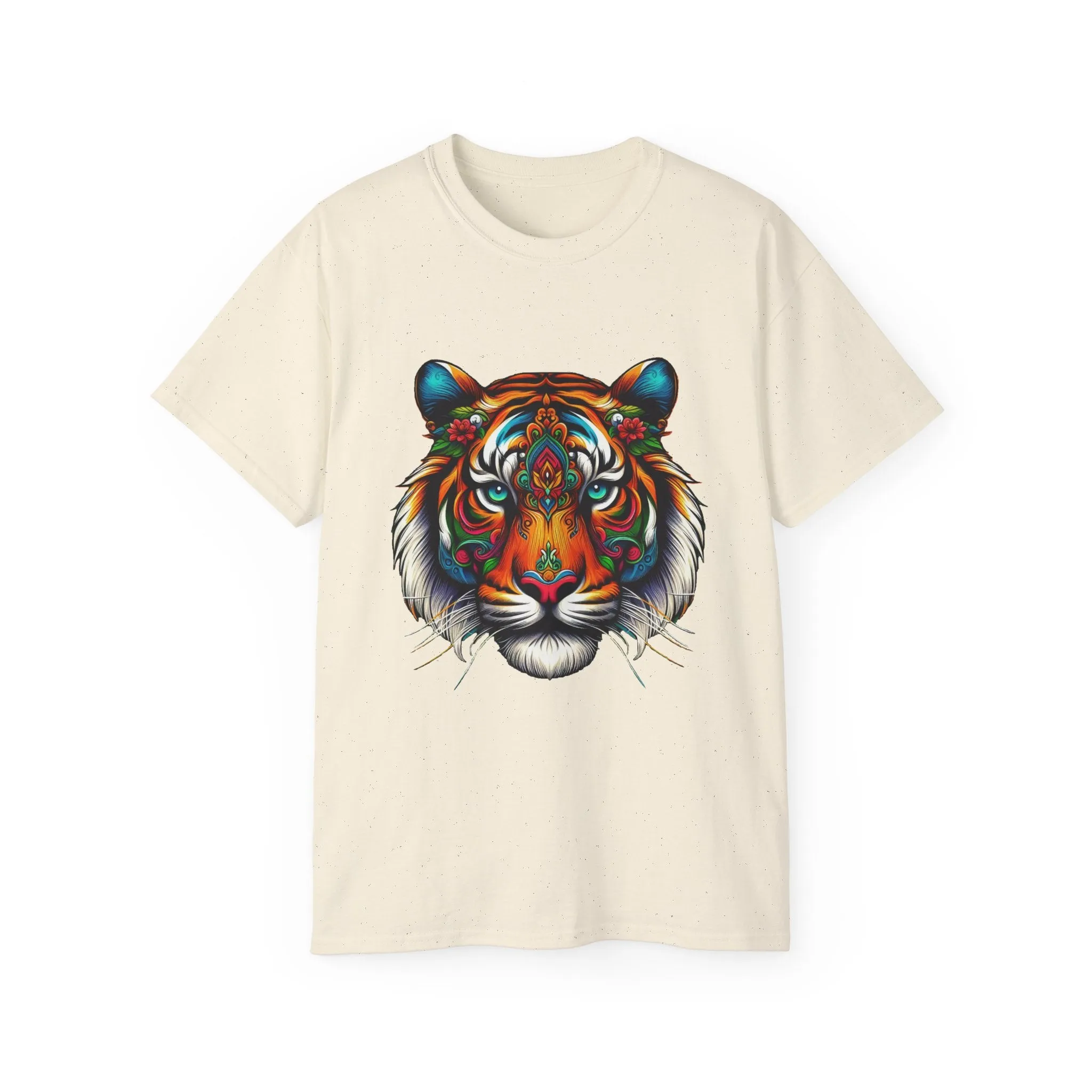 EXOTIC BIG CATS: Tiger-B. / Unisex Graphic Tee Shirt