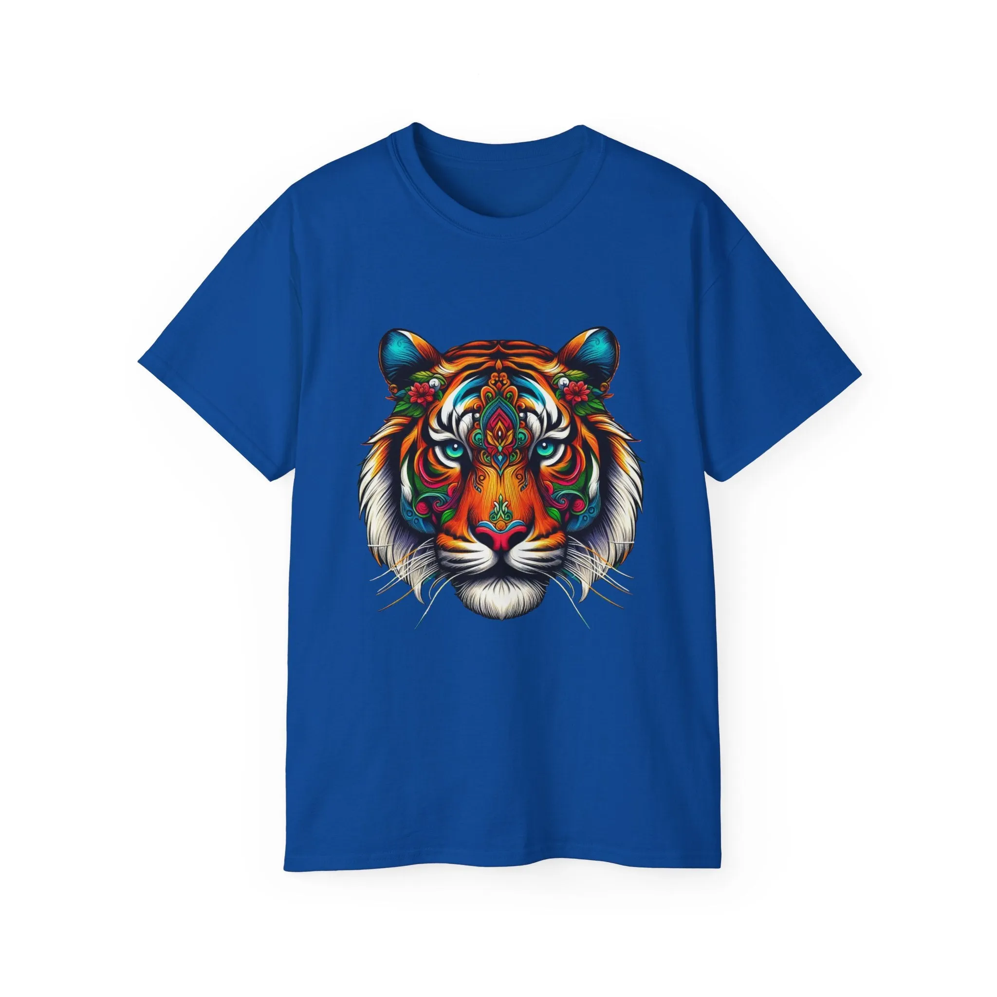 EXOTIC BIG CATS: Tiger-B. / Unisex Graphic Tee Shirt