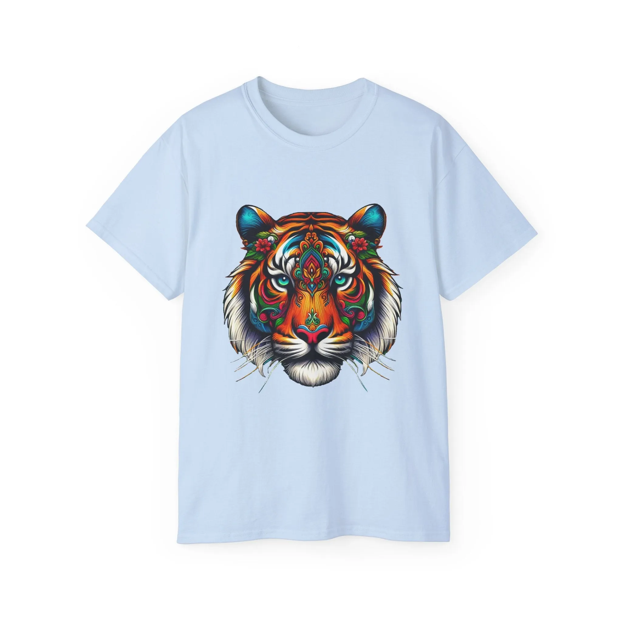 EXOTIC BIG CATS: Tiger-B. / Unisex Graphic Tee Shirt