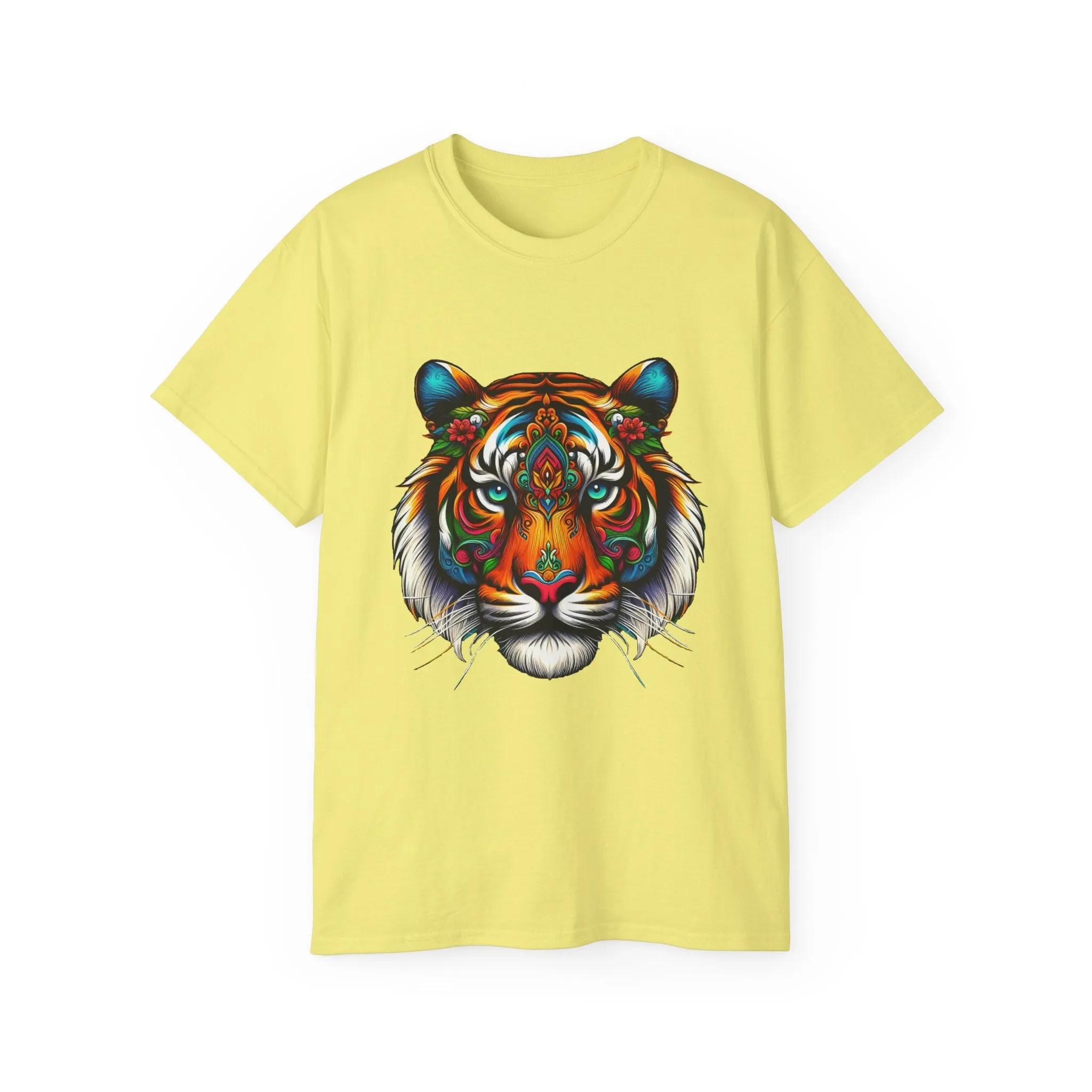 EXOTIC BIG CATS: Tiger-B. / Unisex Graphic Tee Shirt