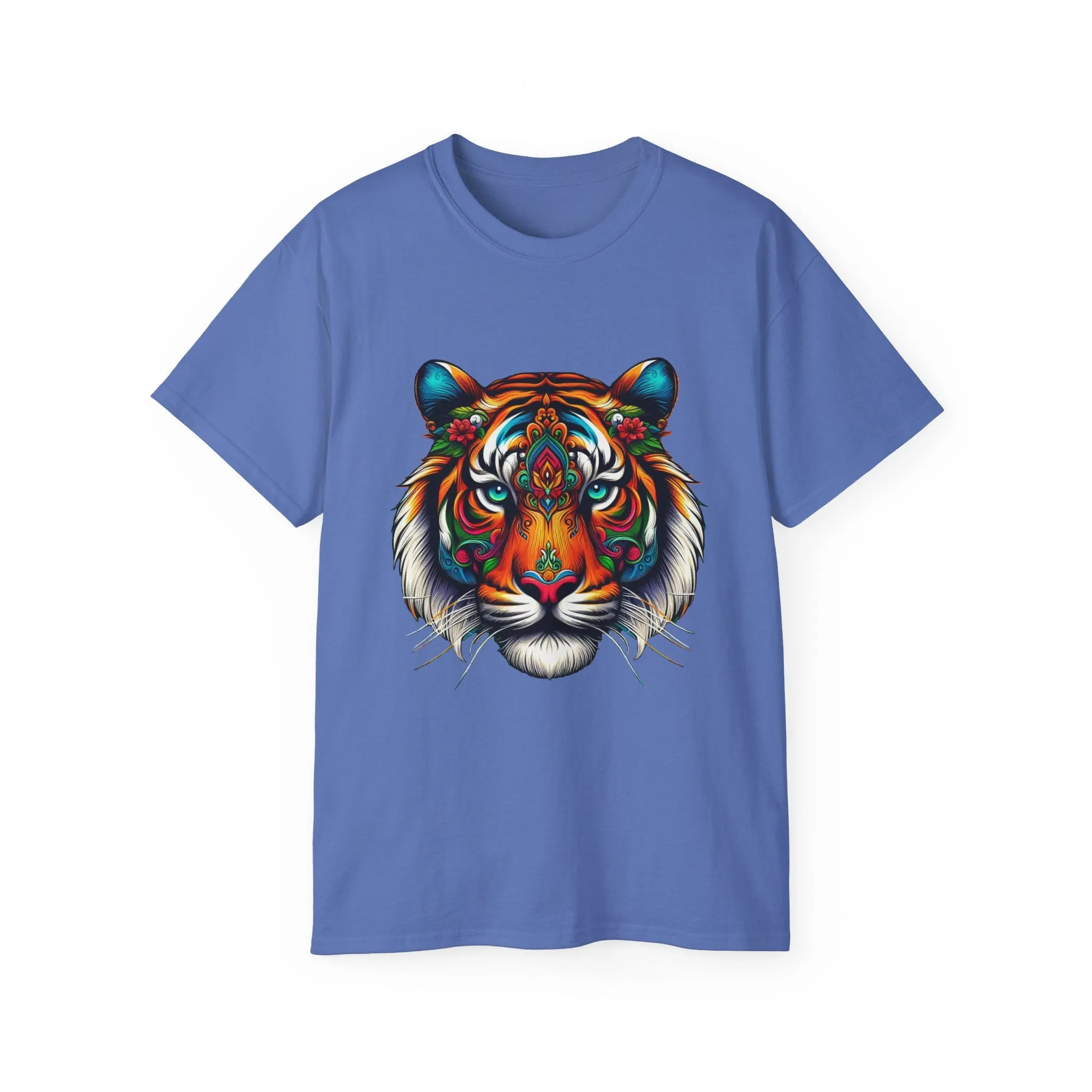 EXOTIC BIG CATS: Tiger-B. / Unisex Graphic Tee Shirt