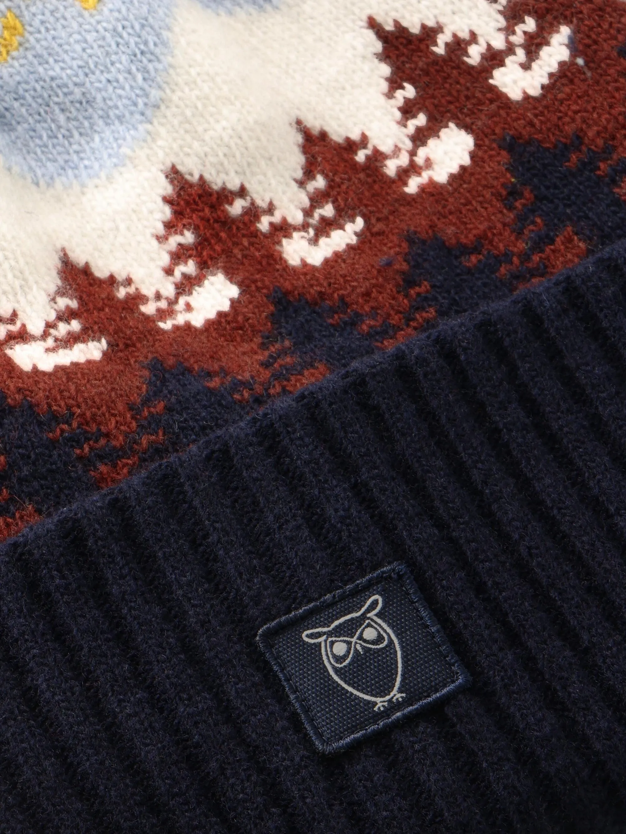 Fair Isle beanie - RWS - Multi color AOP