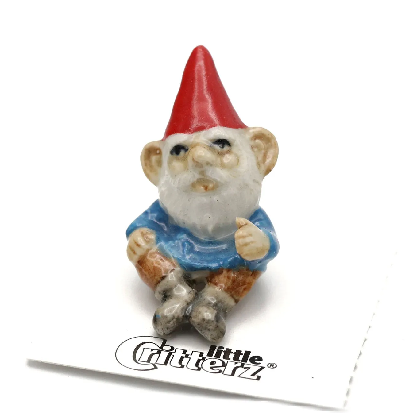Fantasy - Gnome  "Dal Erf" - miniature porcelain figurine