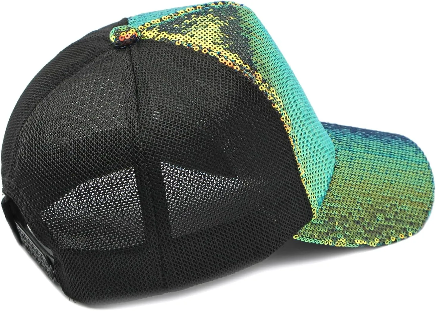FASHIXD Mesh Baseball Cap for Women Sequin Summer Trucker Hats Breathable Running Hats Outdoor Sports Hat