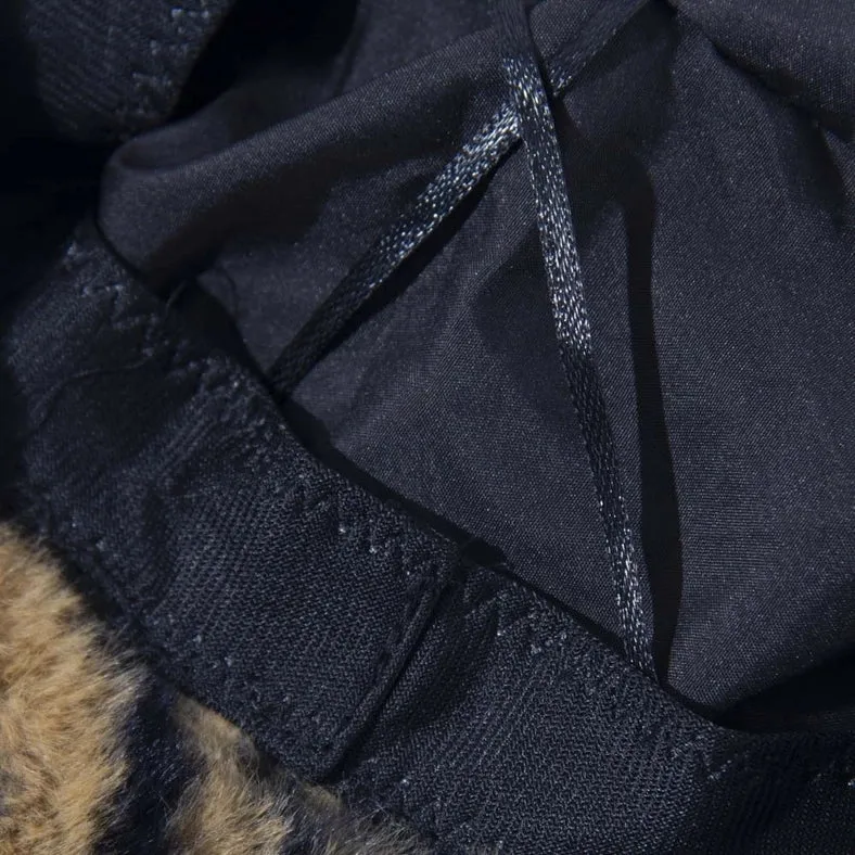 Faux Fur Fuzzy Textured Bucket Hat, Tiger