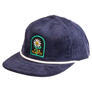 F*ck Plastic Hemp Corduroy Strapback : Blue