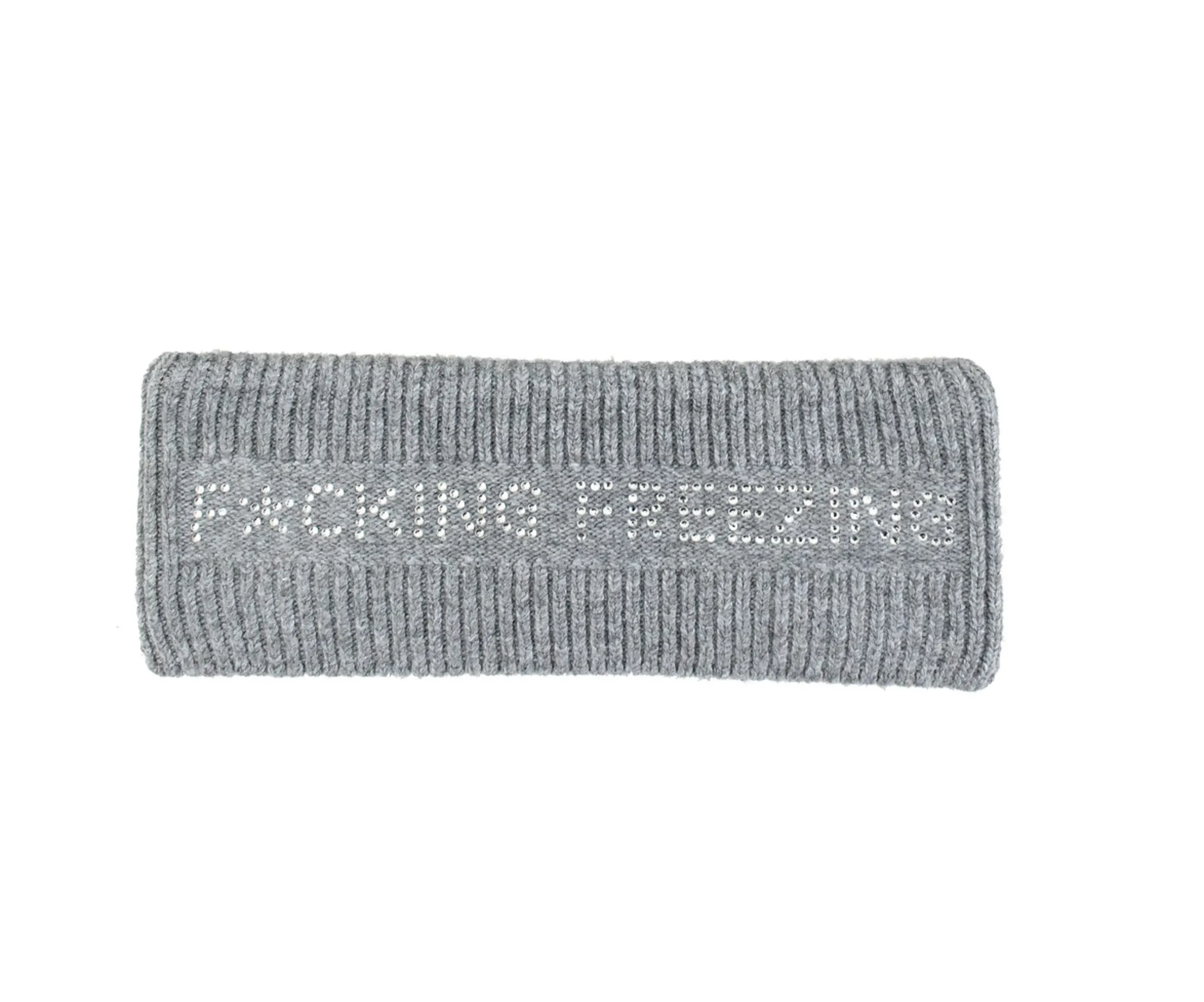 F*cking Freezing Headband, Grey