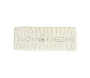 F*cking Freezing Headband, Ivory