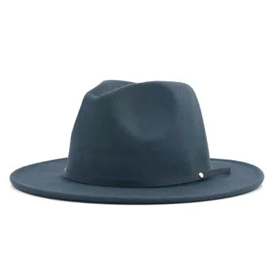 Fedora Hat Classical Wide Brim