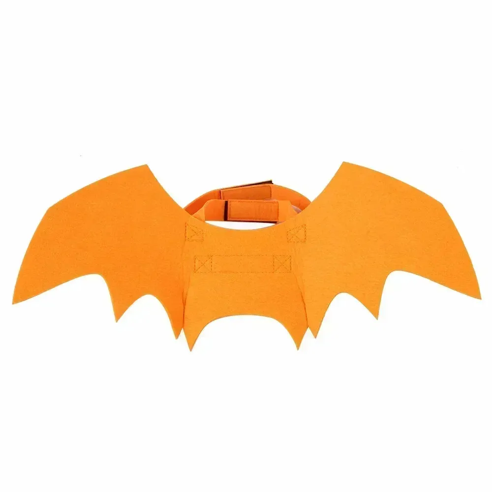 Festive Pet Cosplay Costumes – Christmas Hats, Scarves, and Bat Wings for Cats and Dogs