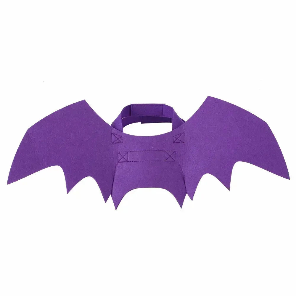 Festive Pet Cosplay Costumes – Christmas Hats, Scarves, and Bat Wings for Cats and Dogs