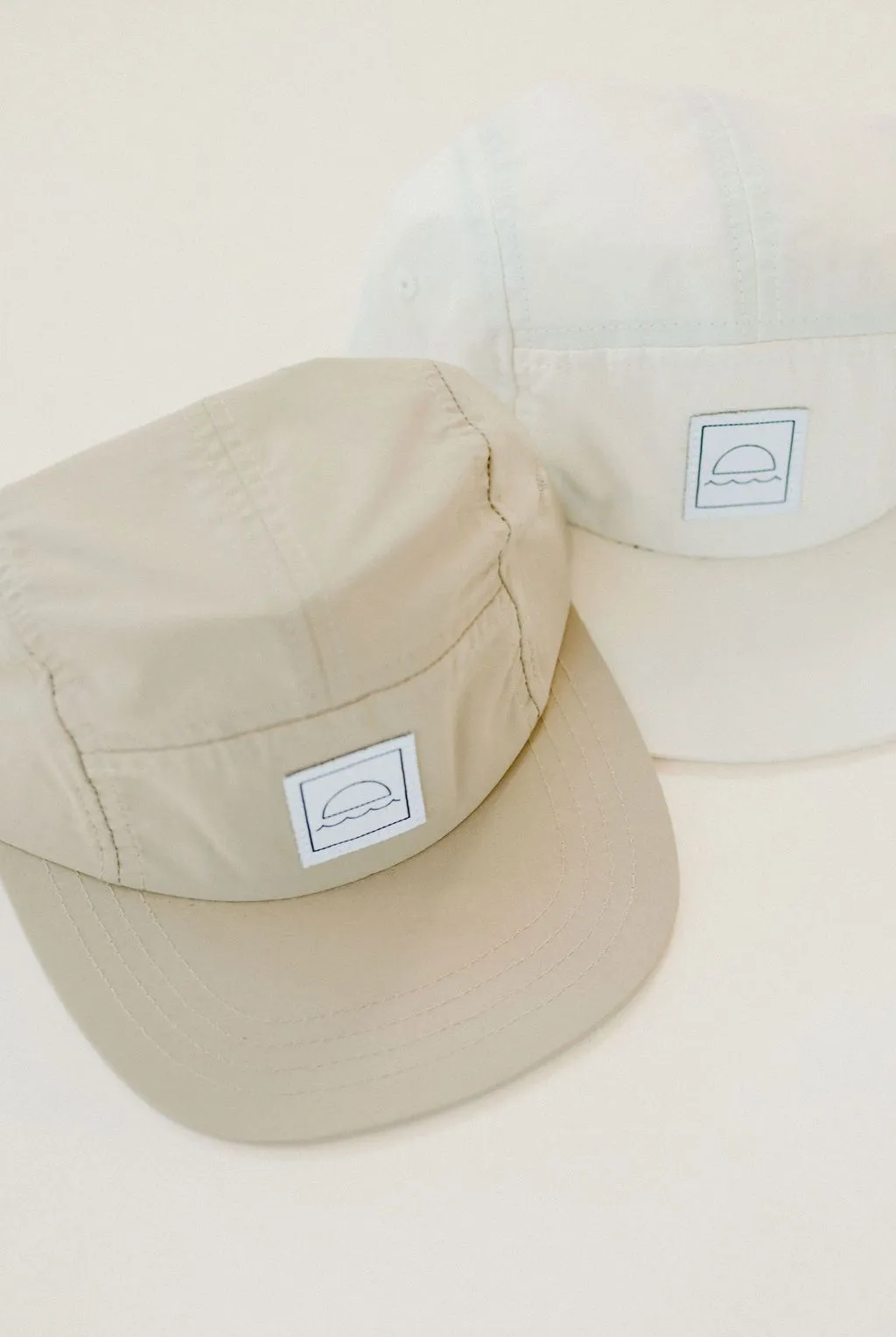 Five-Panel Cap in Sage - Flat Bill Hat