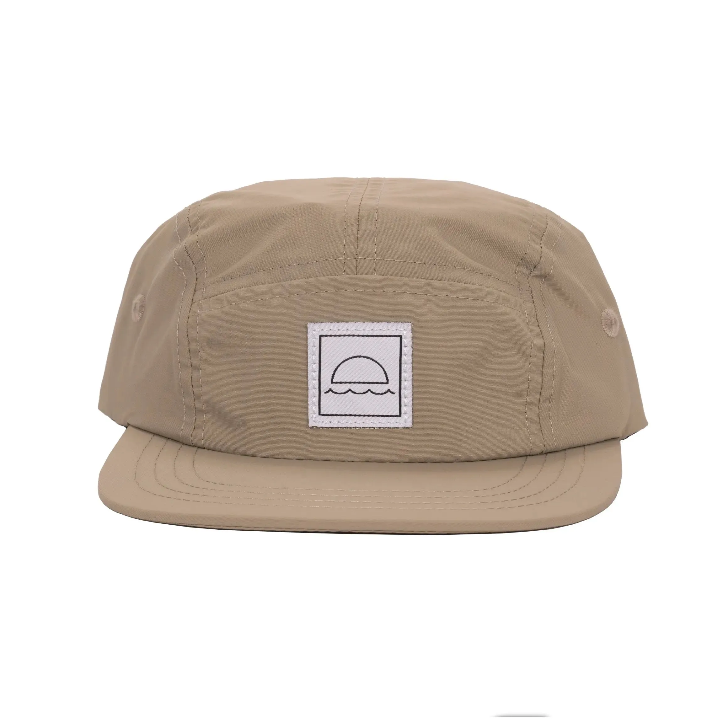 Five-Panel Cap in Sage - Flat Bill Hat