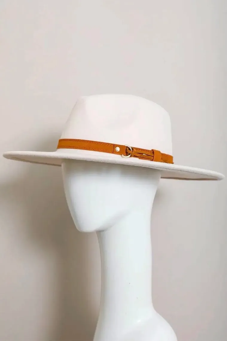 Flat Brim Buckle Hats