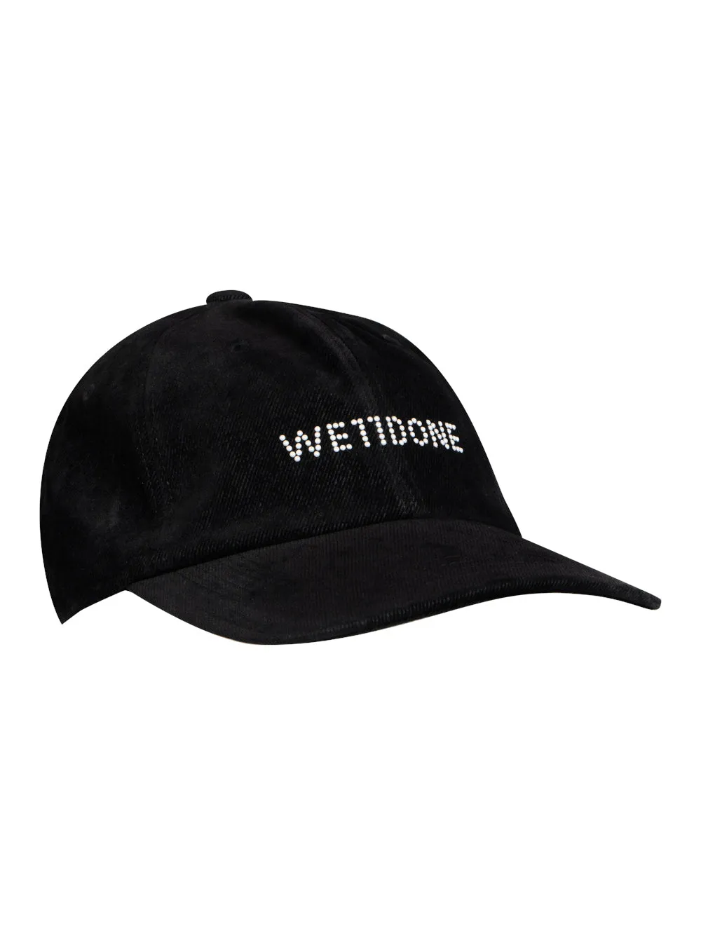 Flocked Denim Cap (Black)