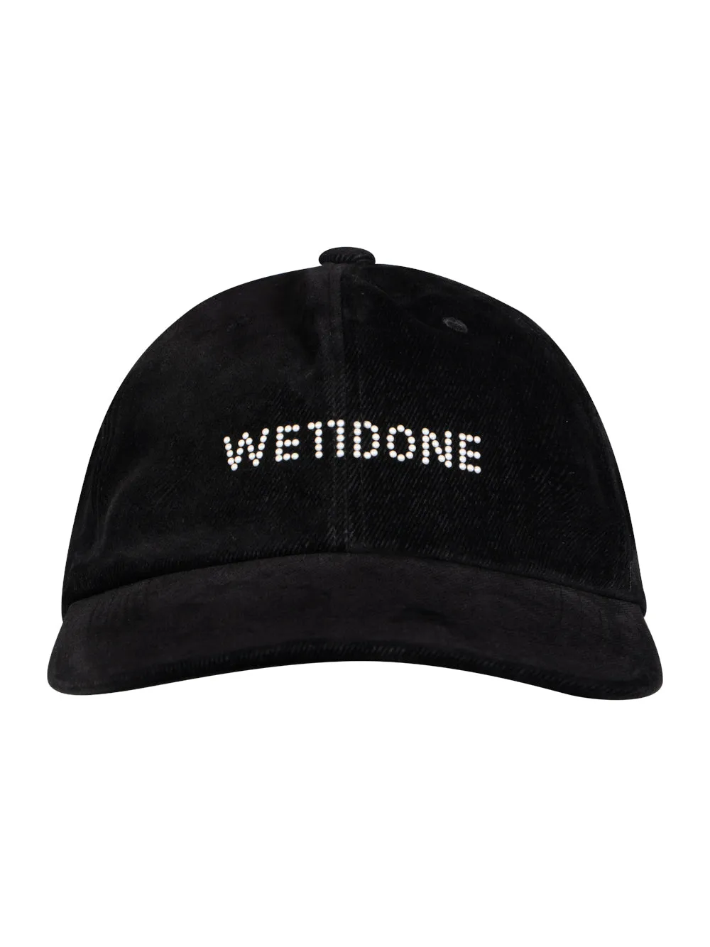 Flocked Denim Cap (Black)