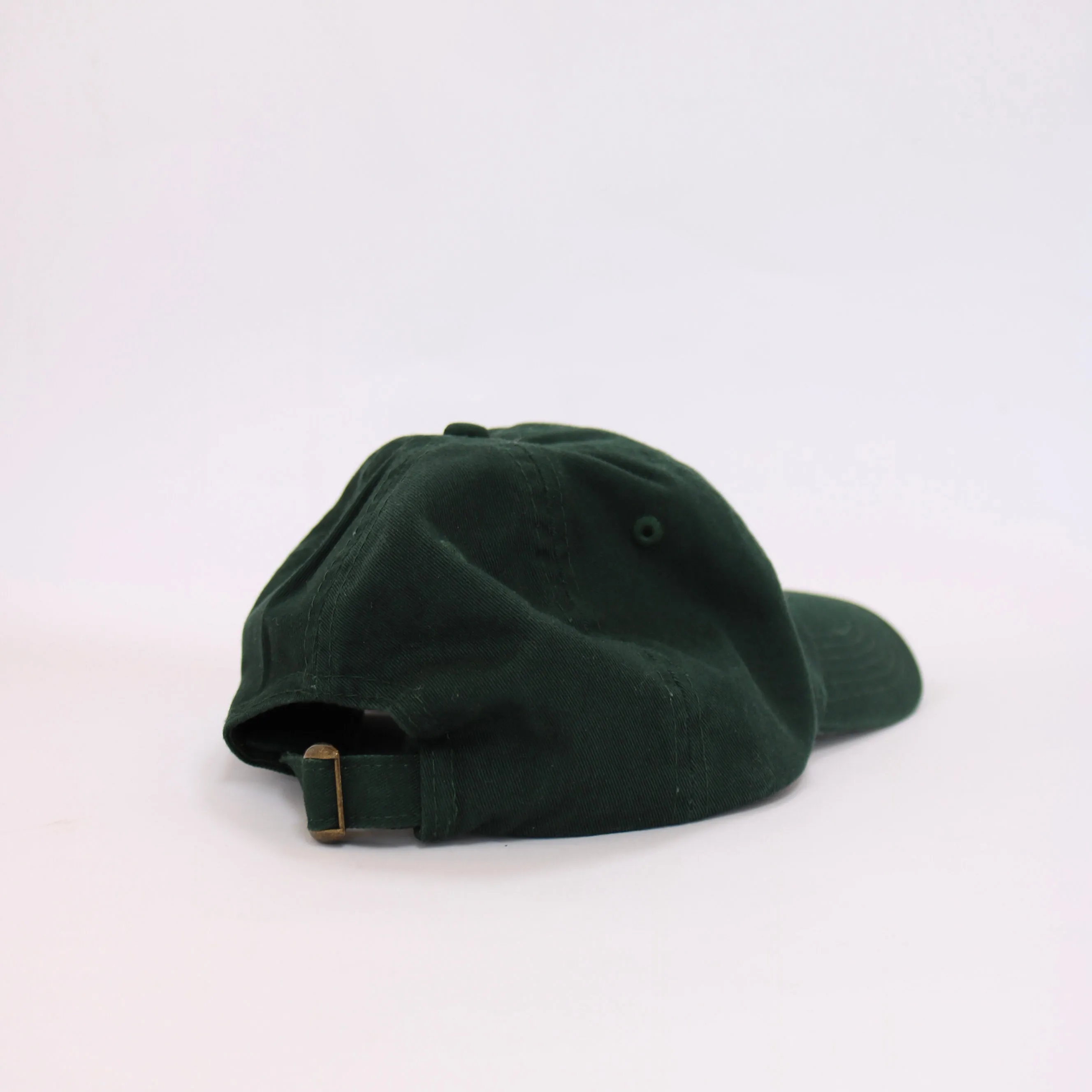 Floral Letter P Dad Hat (Forest Green)