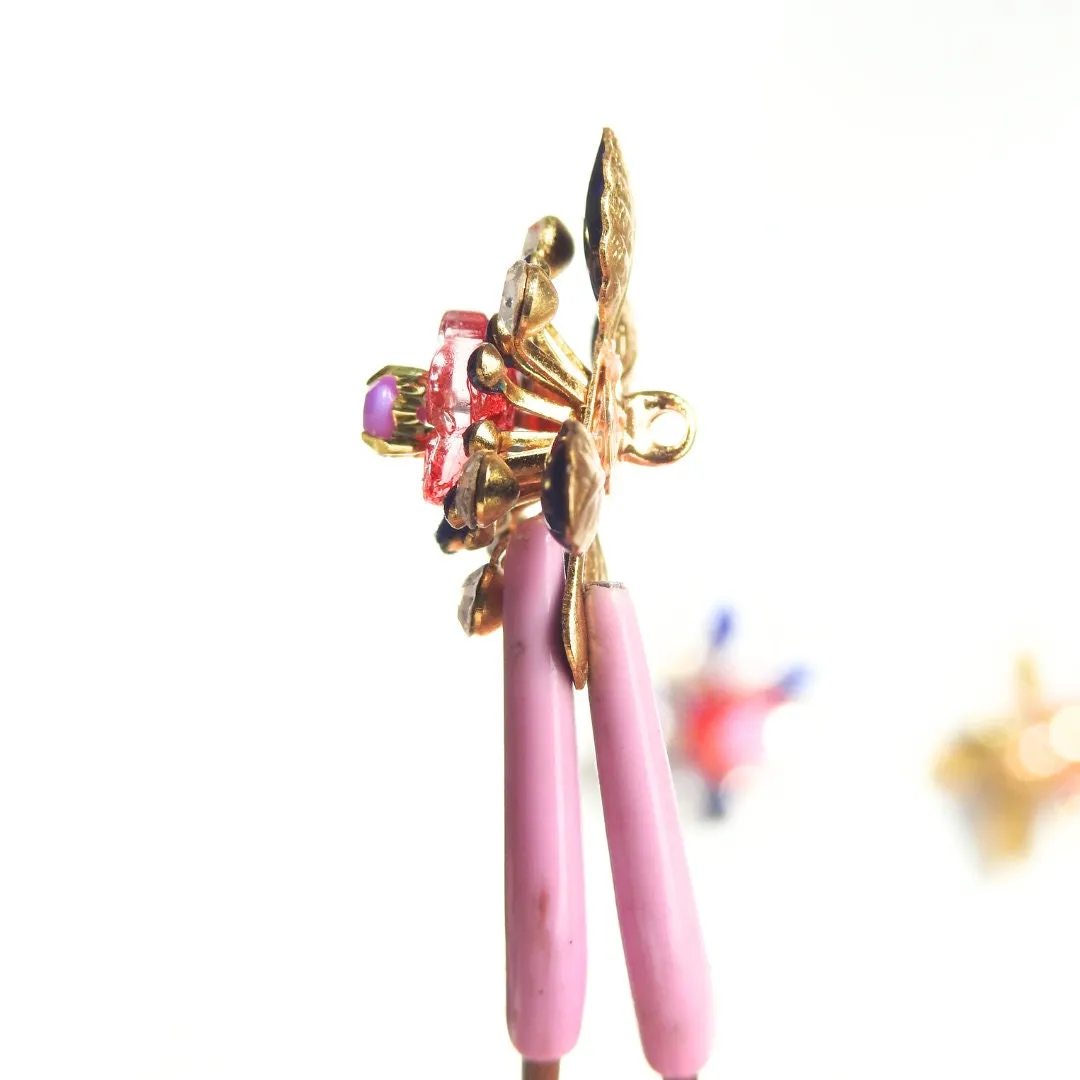 Floral-Style Jewel Buttons
