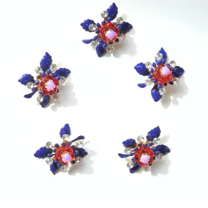 Floral-Style Jewel Buttons