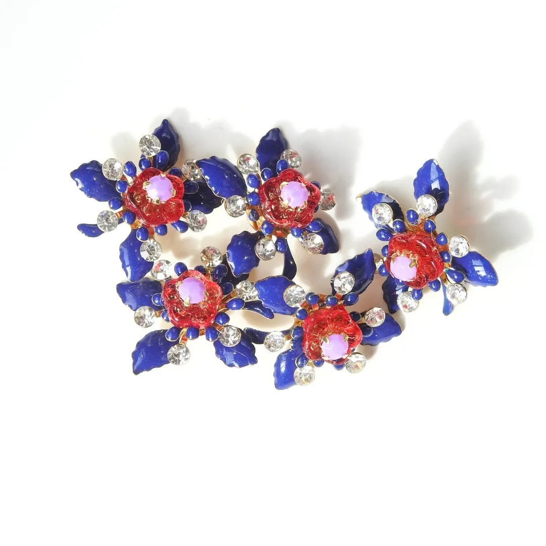 Floral-Style Jewel Buttons