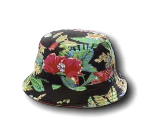 Flower Bucket Fitted Hat
