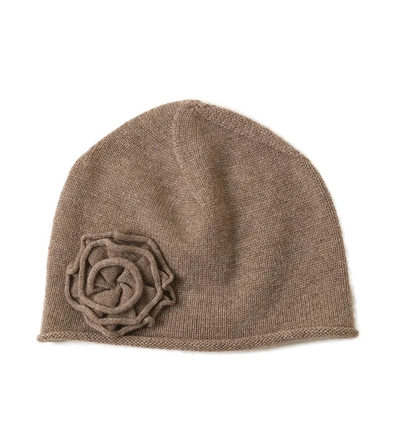 Flower hat glove set