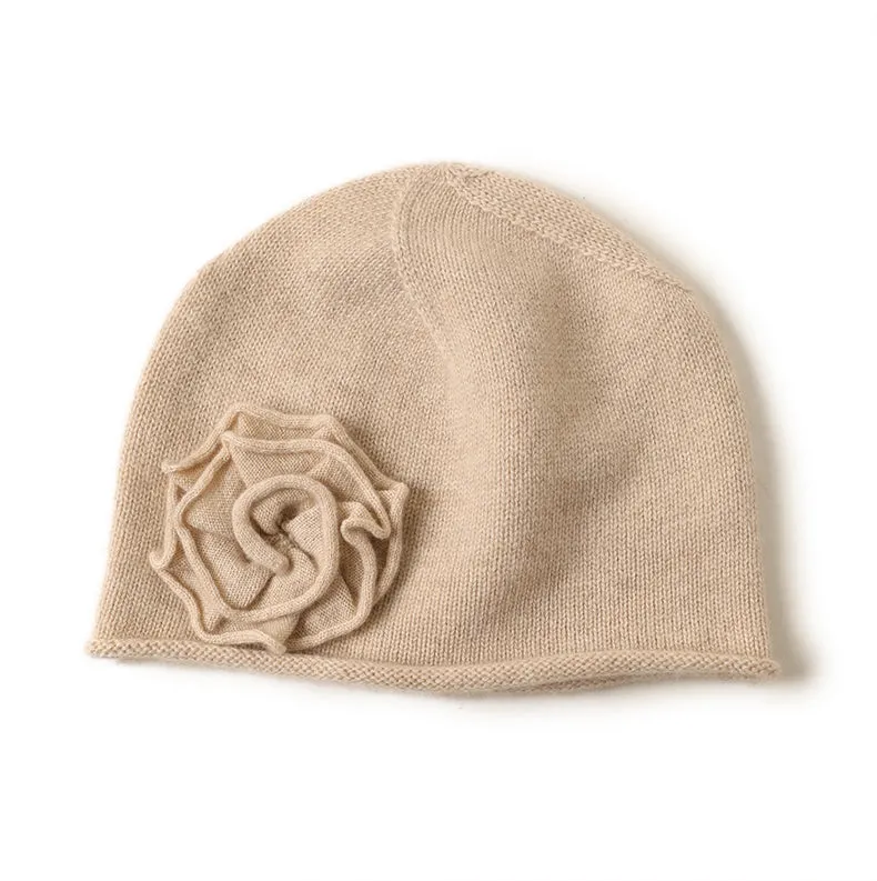 Flower hat glove set