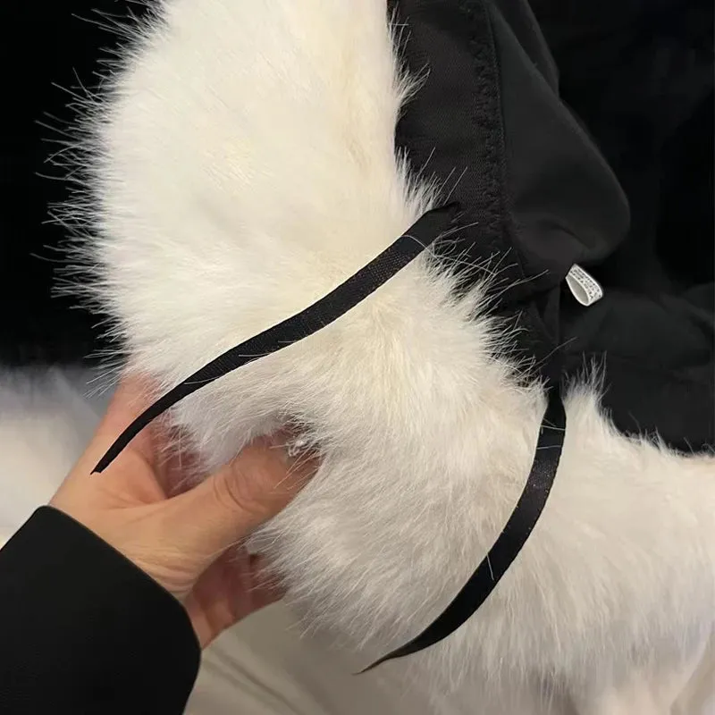 Fluffy Faux Fur Bucket Hats Women Warm Thick Plush Winter Hat