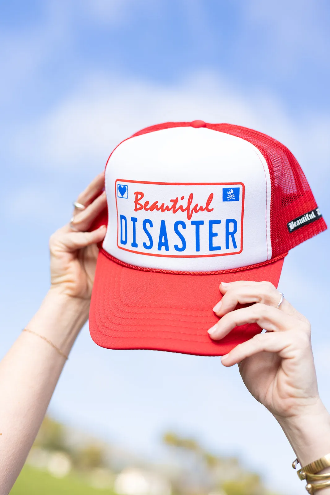 Freedom Trucker Hat - White/Red