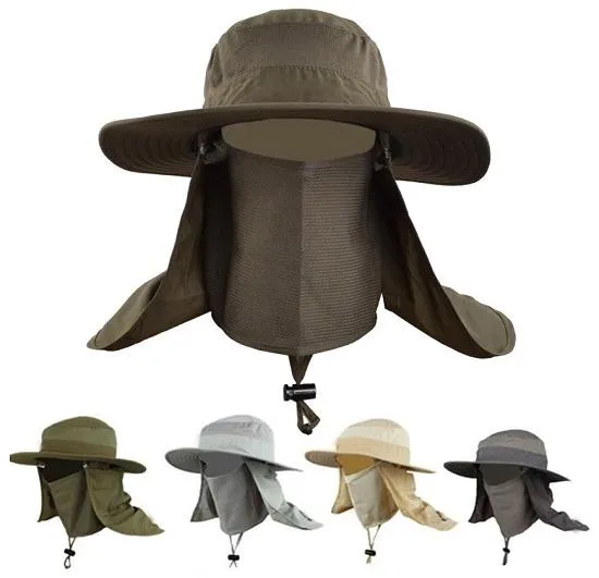 Full Coverage Sun Cap - Face & Neck Coverage ~ UPF 50 Sun Protection!
