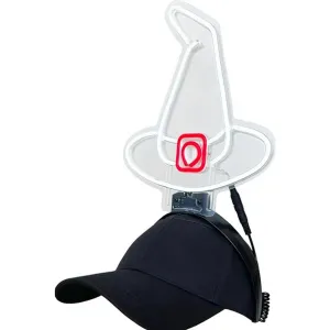 Fun Bright White/Red Wizards Hats LED Hat Light