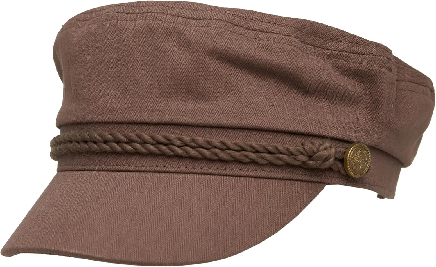 Funky Junque Greek Fisherman Newsboy Flat Cap - Stylish Versatile Hat