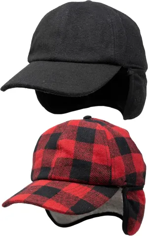 Funky Junque Premium Sherpa-Lined Trapper Hat - Warm Winter Headwear with Adjustable Earflaps