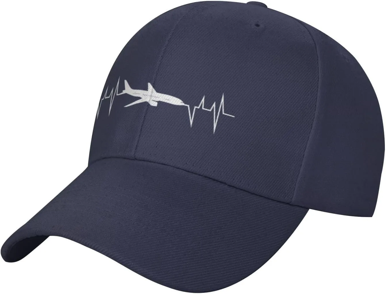 Funny-Flying-Airplane-Airline-Pilot-Heartbeat-Gifts Baseball Hats for Women Black Snapback Hat Baseball Cap Dad Hats