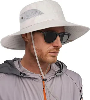 FURTALK Mens Bucket Sun Hat UPF 80  Wide Brim Hiking Fishing Beach Outdoor Hats