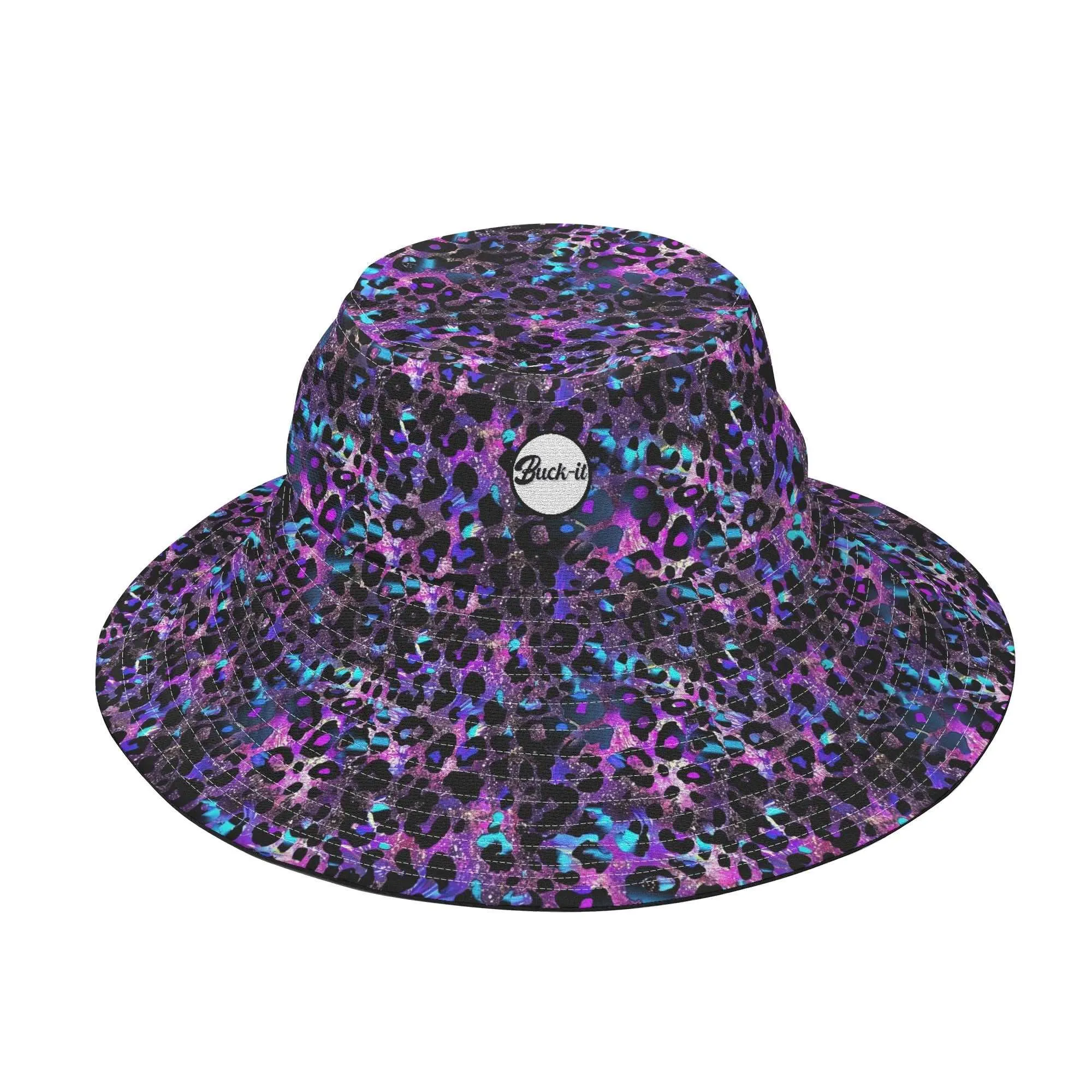 Futuristic Leopard Bucket Hat - Sun Style