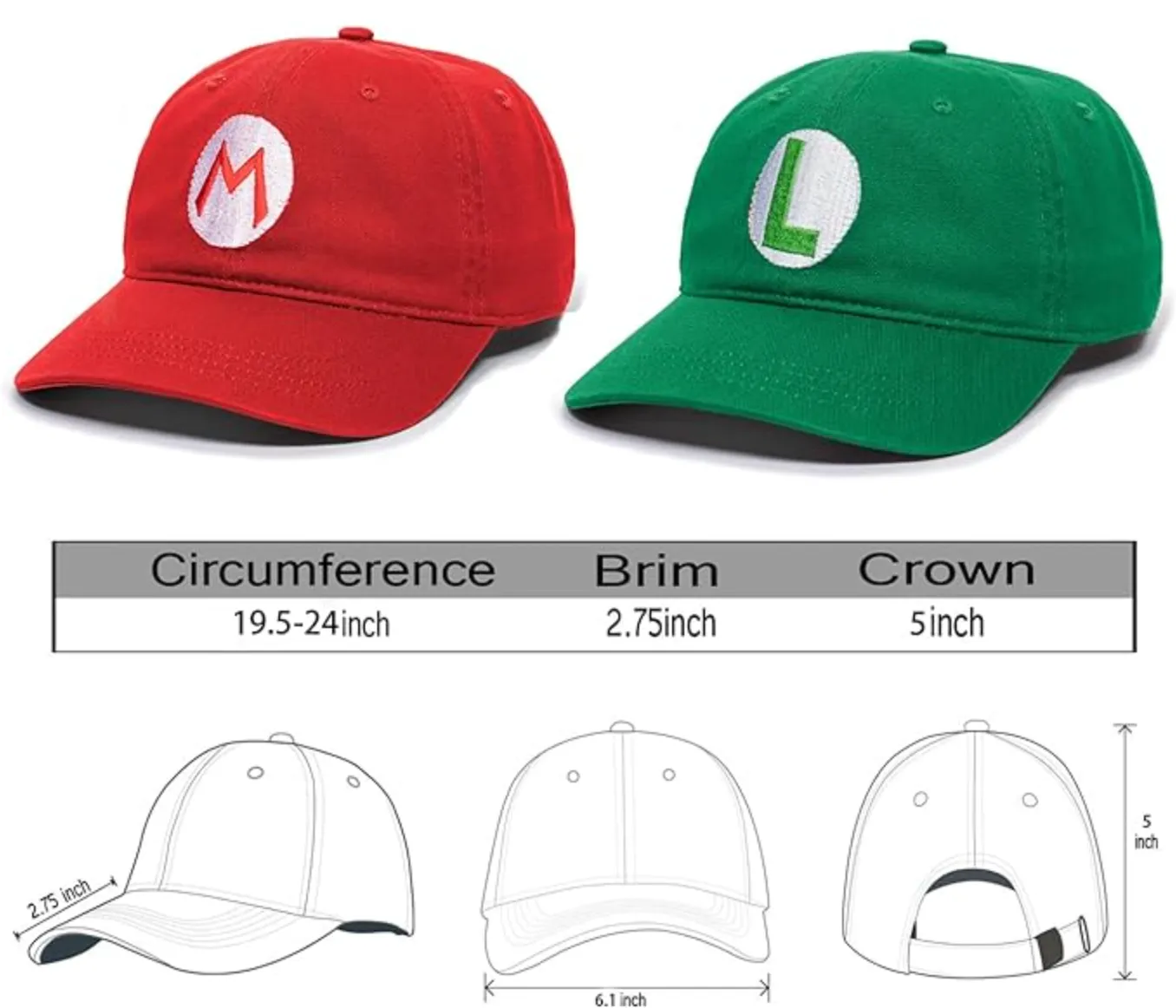 Gaming Bros Baseball Hat in Red