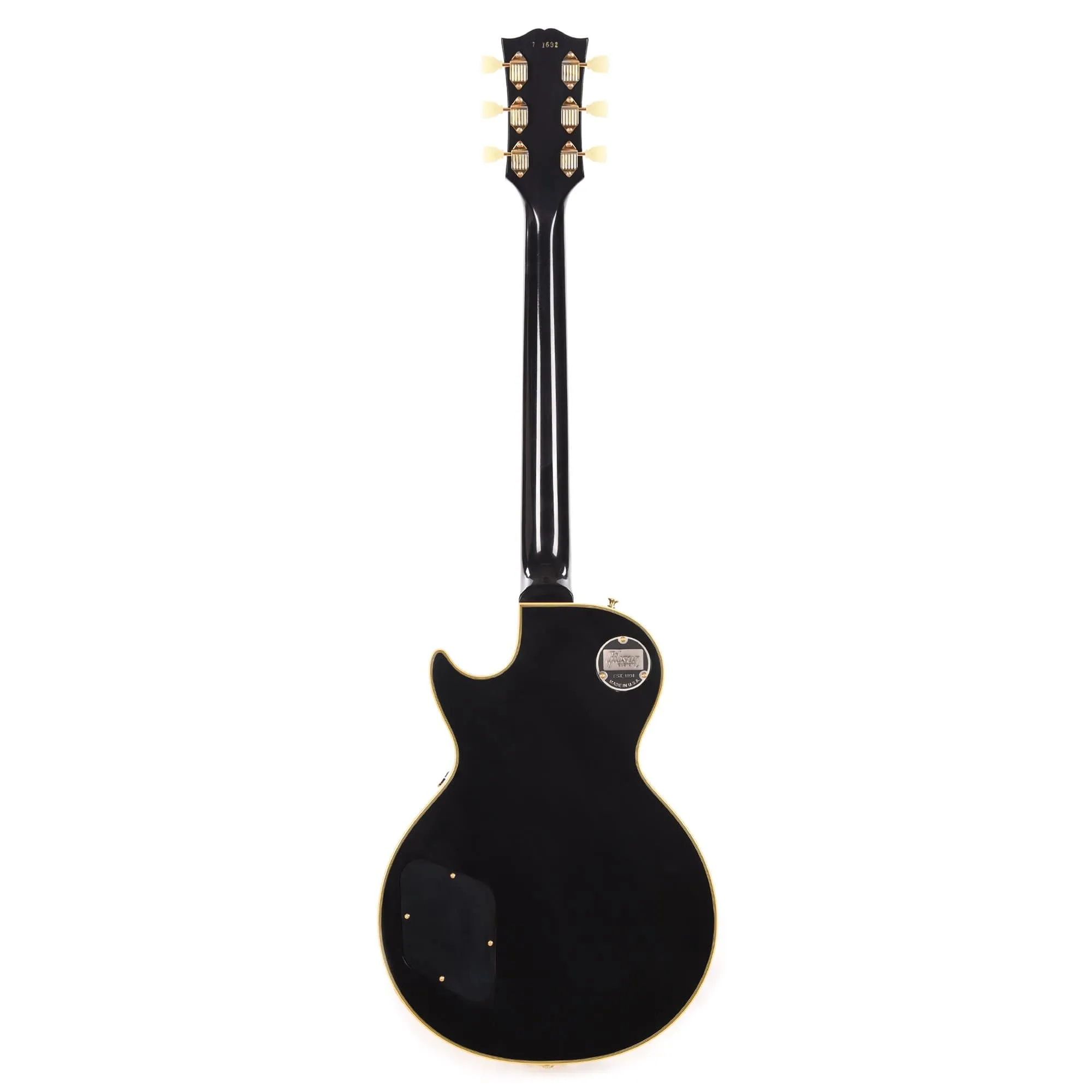 Gibson Custom Shop 1957 Les Paul Custom Reissue 3-Pickup Ebony VOS w/Bigsby