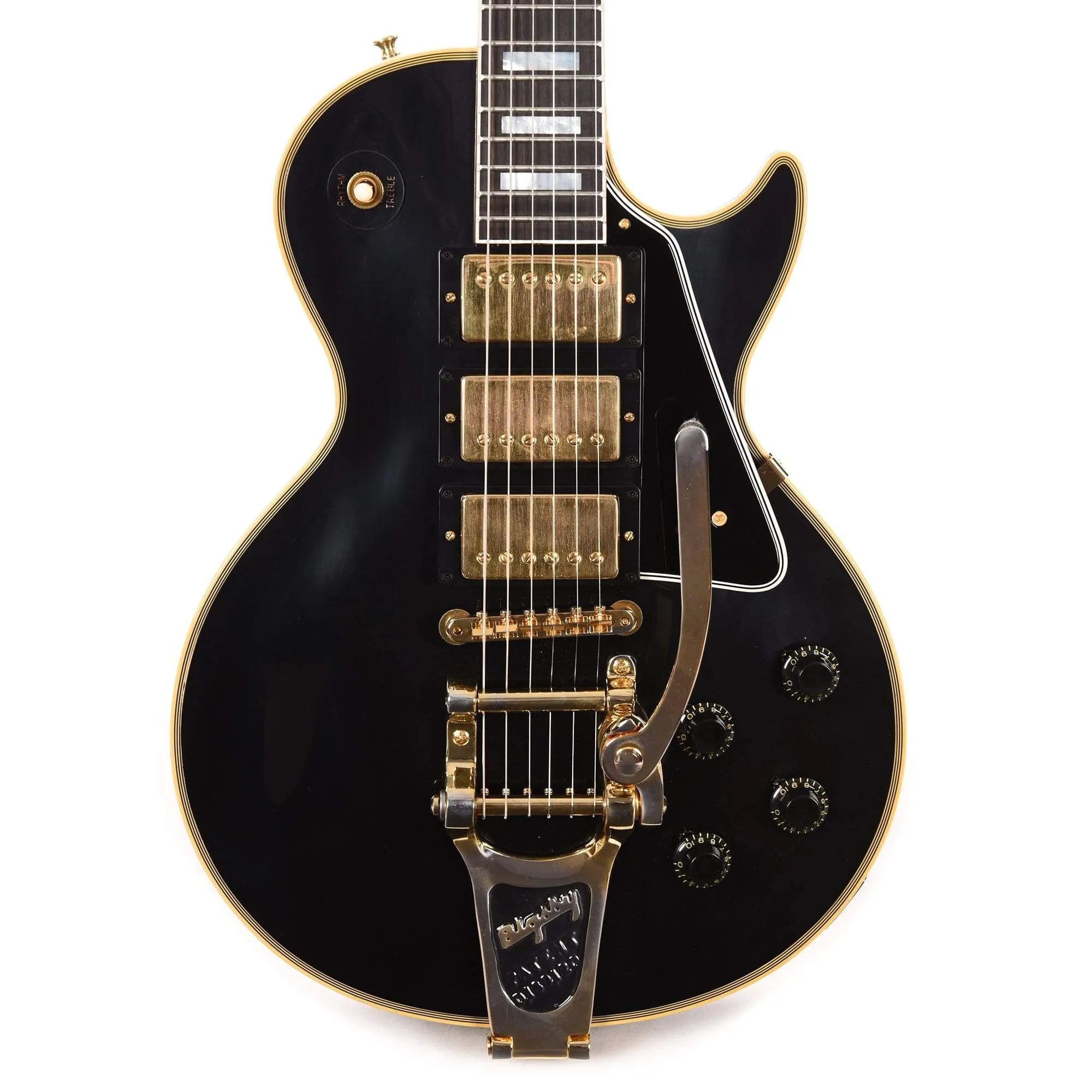Gibson Custom Shop 1957 Les Paul Custom Reissue 3-Pickup Ebony VOS w/Bigsby