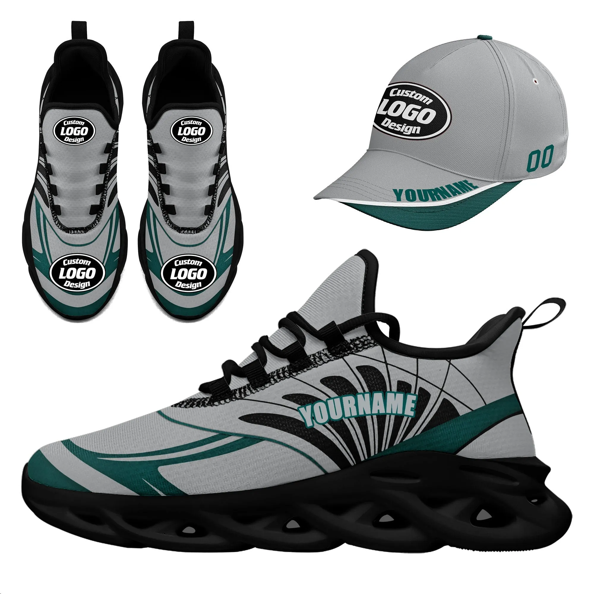 Gift Ideas,Custom MaxSoul Shoes and Hat Combo Personalized JH-D020105-20