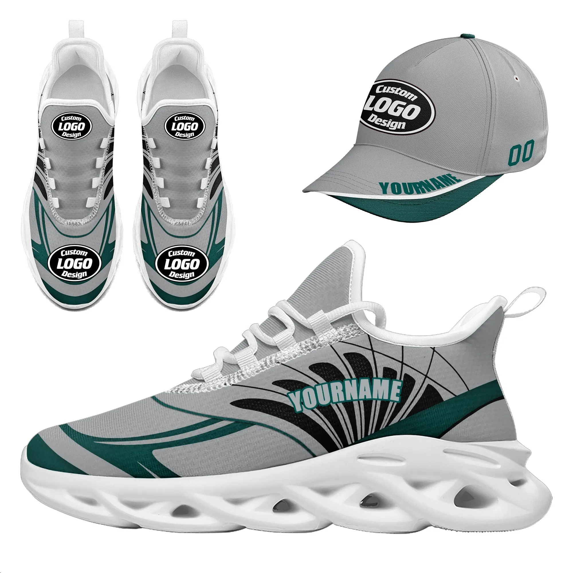 Gift Ideas,Custom MaxSoul Shoes and Hat Combo Personalized JH-D020105-20