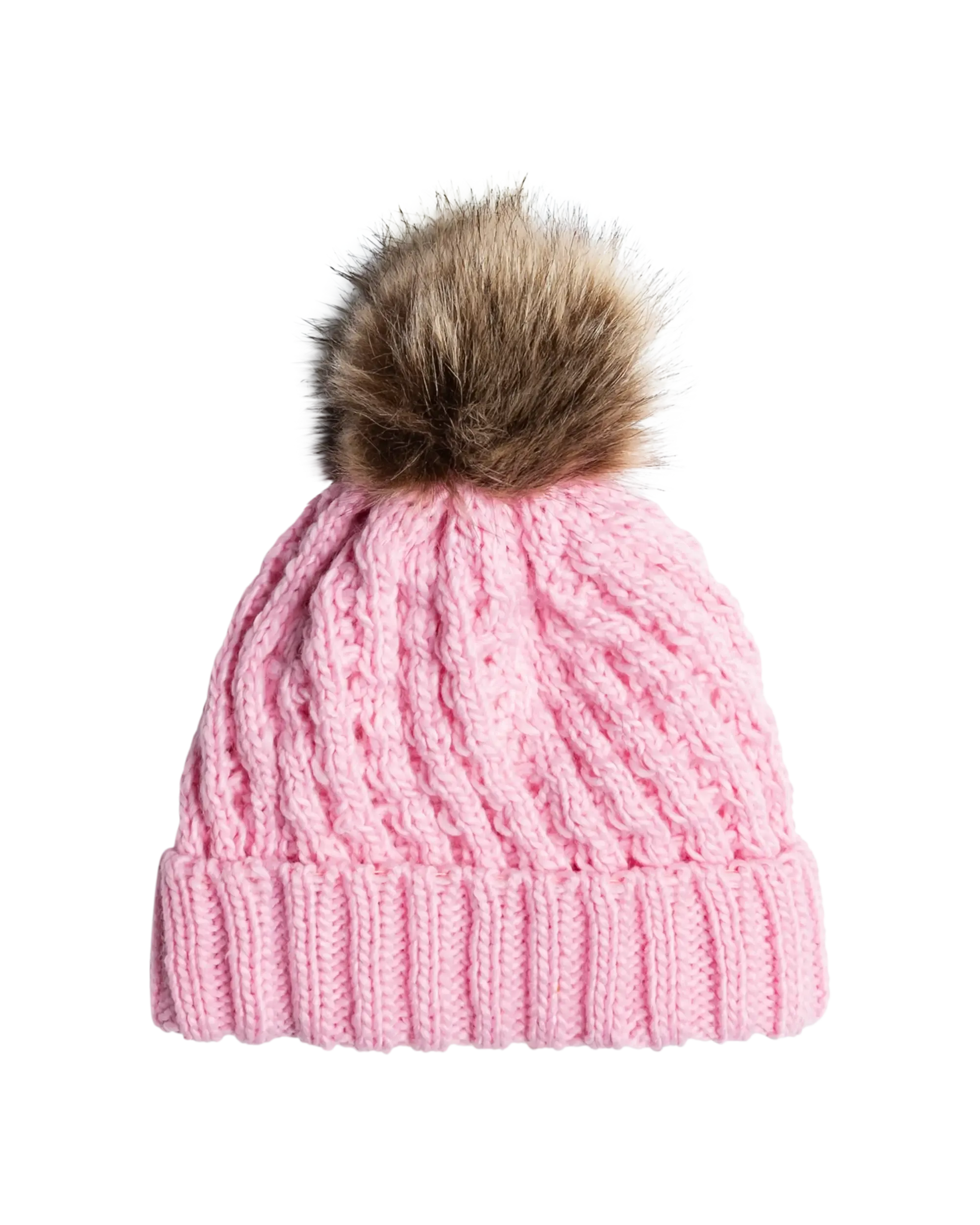 Girls Blizzard Beanie in Pink Frosting