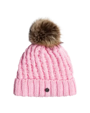 Girls Blizzard Beanie in Pink Frosting