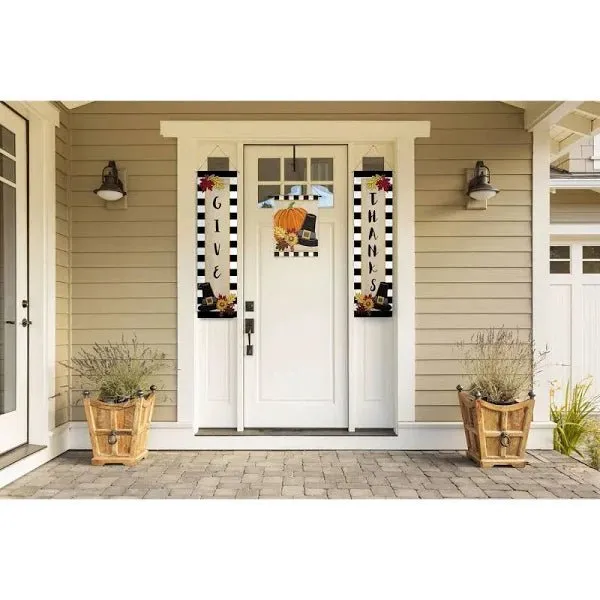 Give Thanks Door Banner Kit