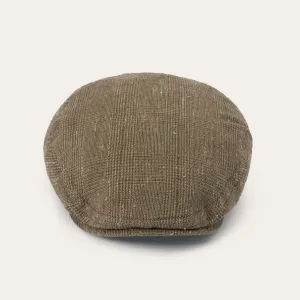 Glen Check Linen/Silk Kent Cap