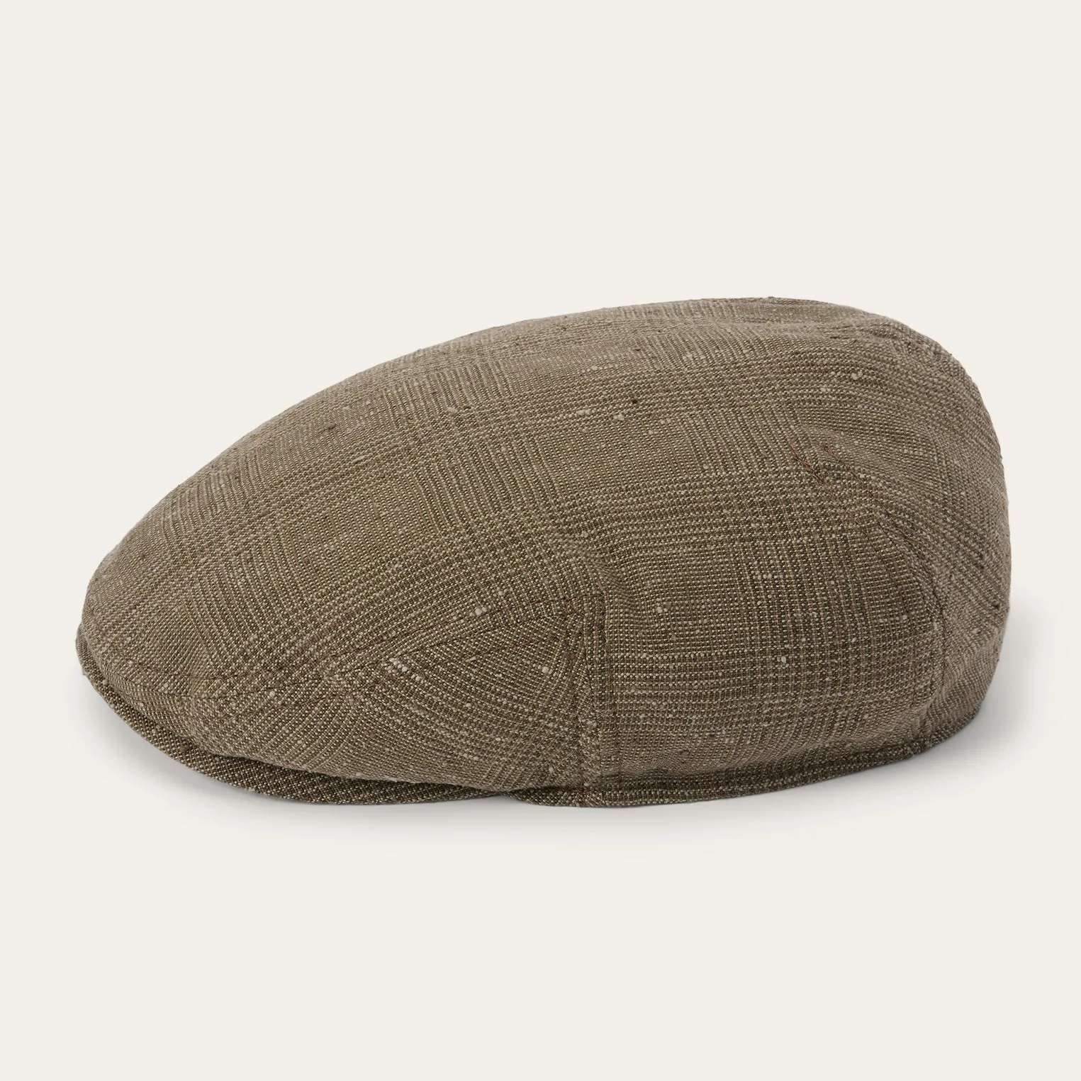 Glen Check Linen/Silk Kent Cap